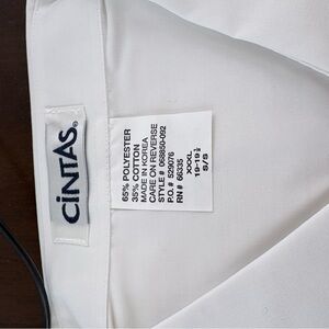 Cintas White Men's Casual Button Down Shirt